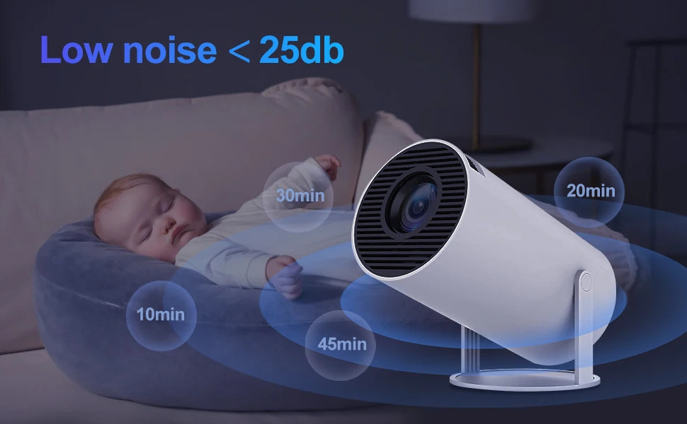 Magcubic HY300 Pro Projector 290ANSI Native 720P Wireless Screen Mirroring System Dual Band WiFi Hi-chip A3100 for Home Theater