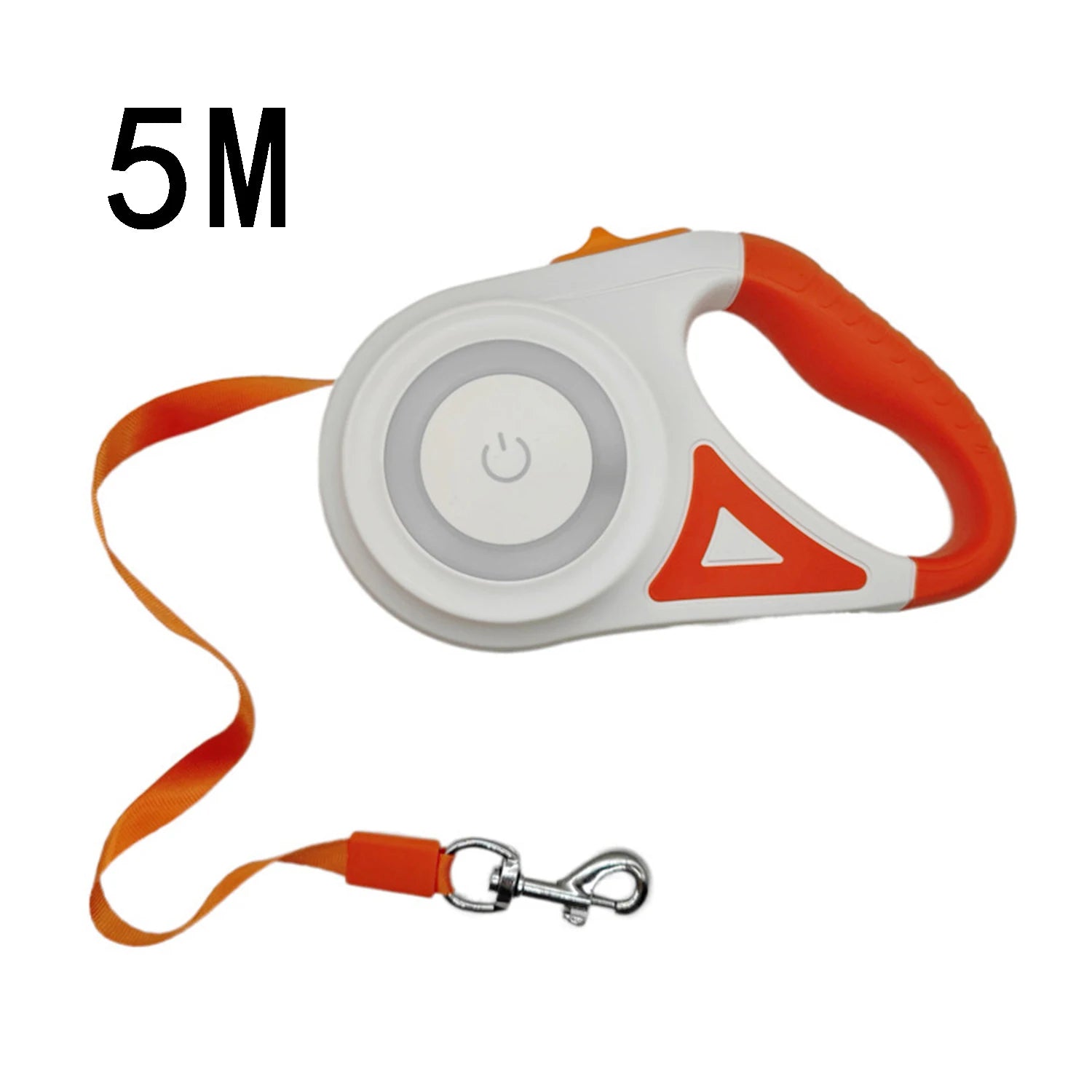 Retractable dog walker Tetractable leash for small and medium-sized dogs With flashligh and ambient light Nighttime safety