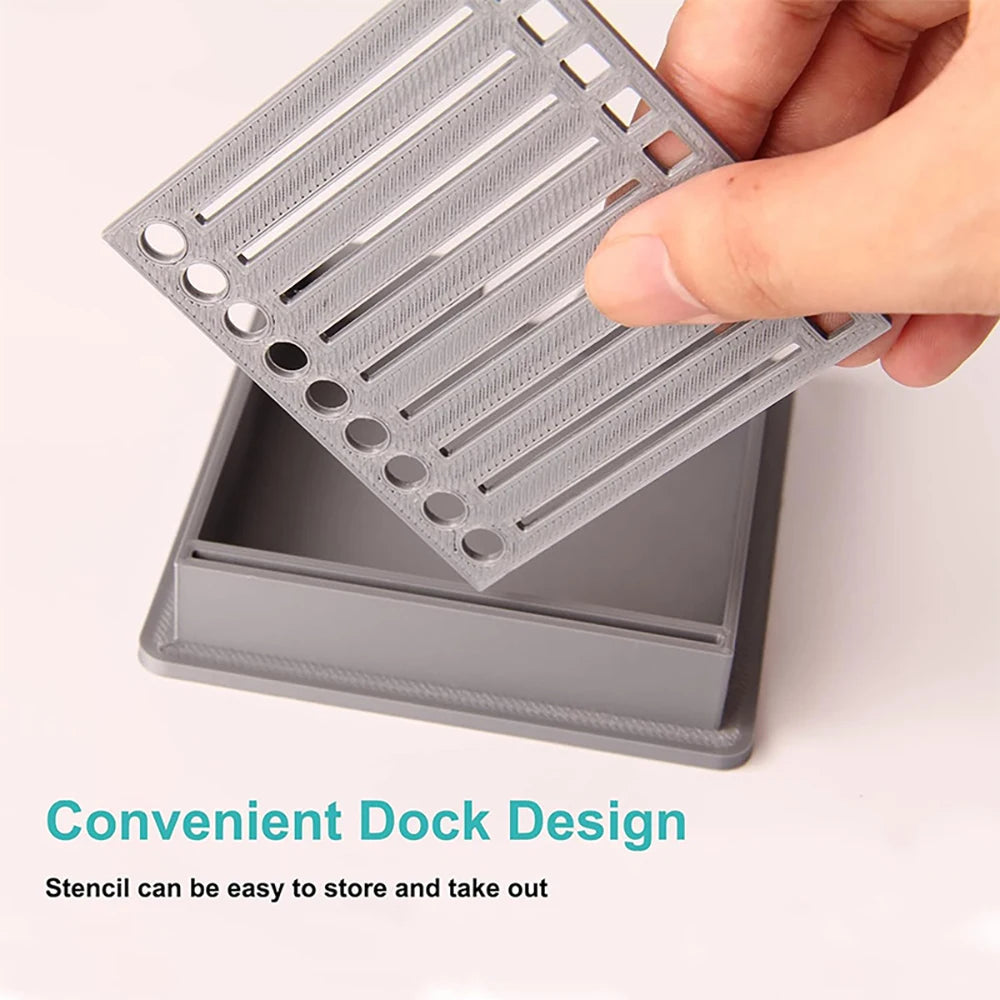 Bview Art 1pcs Sticky note holder with sticky note template