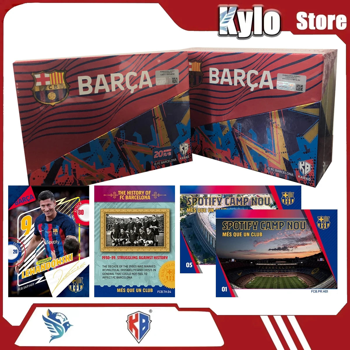 Barcelona Star Cards KABAO Collector'S Edition Cards Football Licensed Card Barca Gold Signature Highly Rated Out-Of-Print Rare