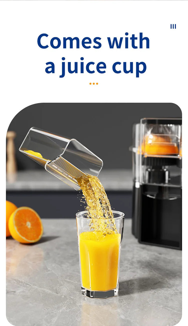 DualHead Electric Orange Juicer Squeezer Citrus Juicer Machines with Power Cord Cleaning Brush for Home Kitchen