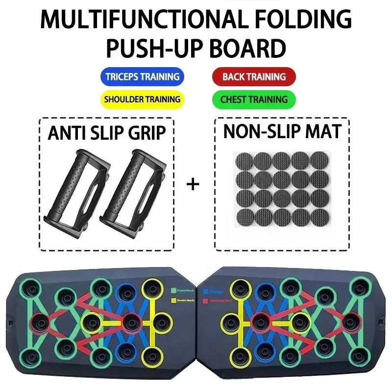 Home multi-functional push-up board, training board, chest and abdominal muscle training equipment, portable push-up