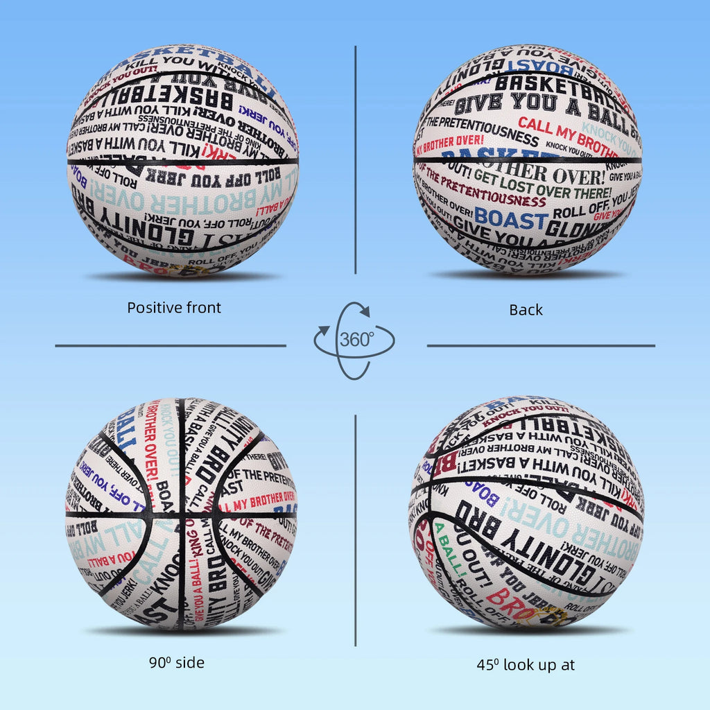 Glow Basketball For Boy Girl Gifts,High Quality Composite Leather Standard Size 6&7 Outdoor Street Luminous Blue Balls Night Use