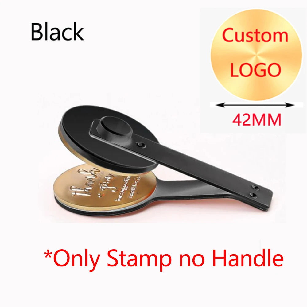 Custom Initials Embosser Stamp,Book Embosser Personalized LOGO Wedding Embossing Stamp, Address Stamp, Form the Library Embosser