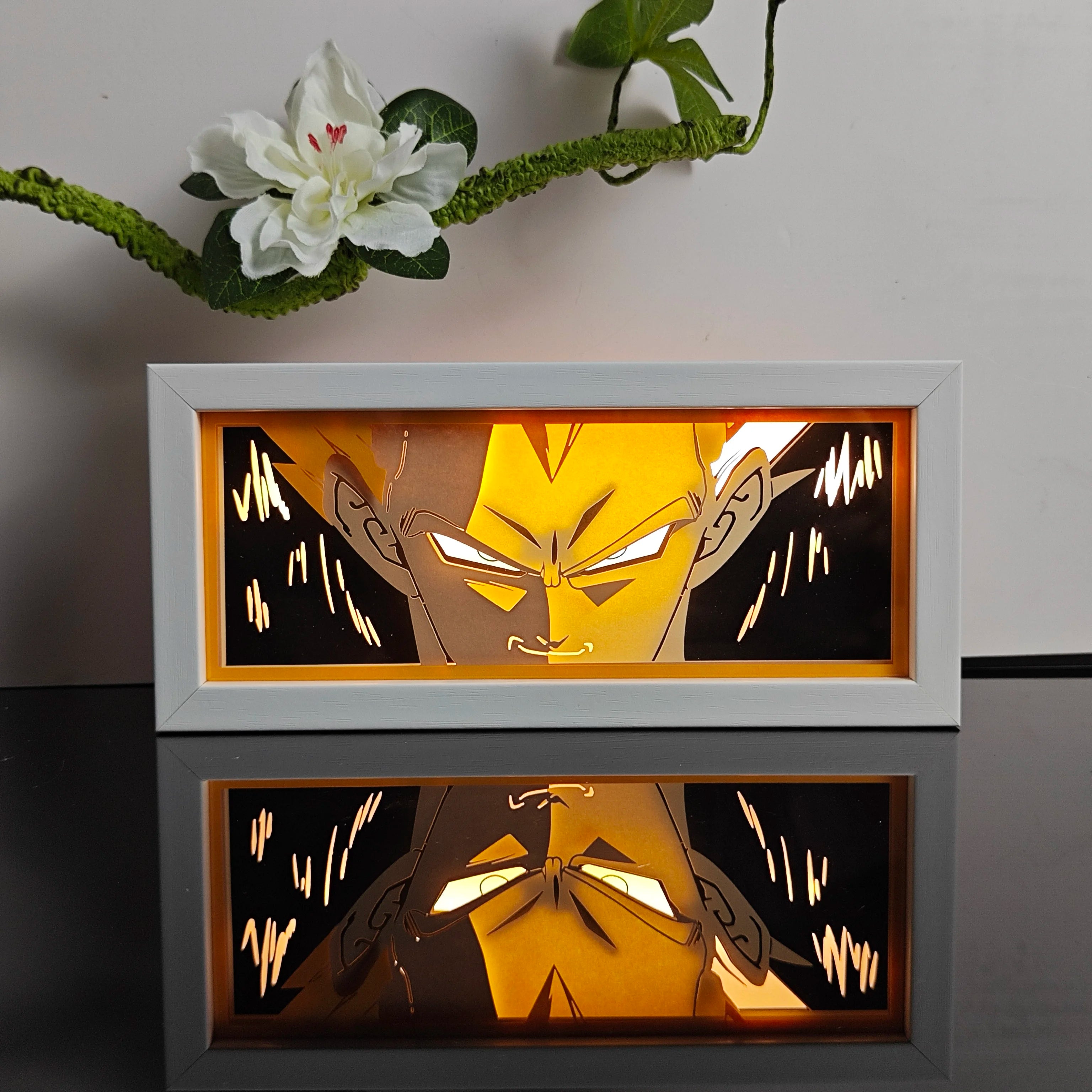 3D Anime Motion Night Light Anime Laser Lamp Box Led Light For Bedroom Desk Decor Manga Birthday Gift Table Lamps Lightbox