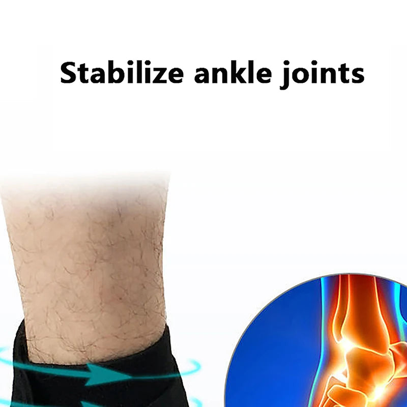 1 PC Sport Ankle Stabilizer Brace Compression Ankle Support Tendon Pain Relief Strap Foot Sprain Injury Wraps Running Basketball