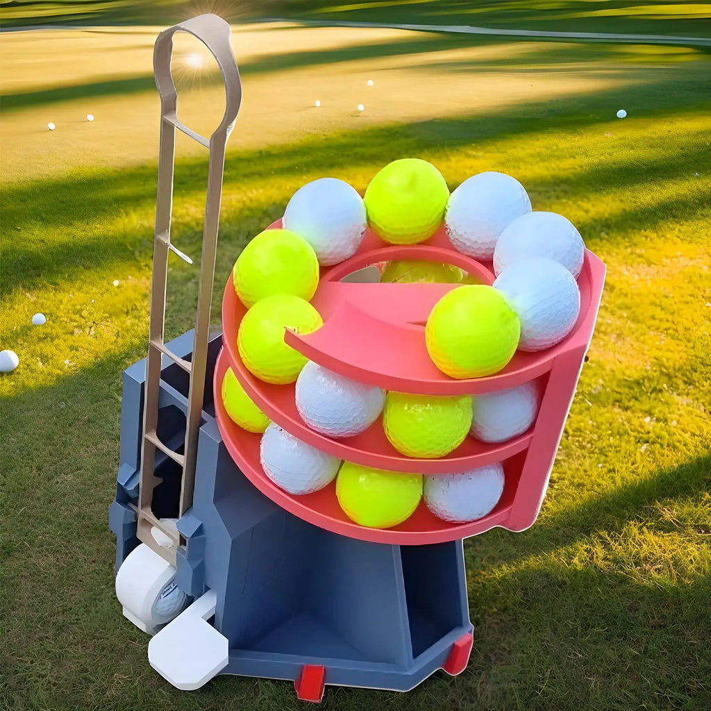 Automatic Golf Ball Tee Up Machine Golf Ball Dispenser Golf Swing Training Launcher Non-powered Golf Simulator For Golf Training