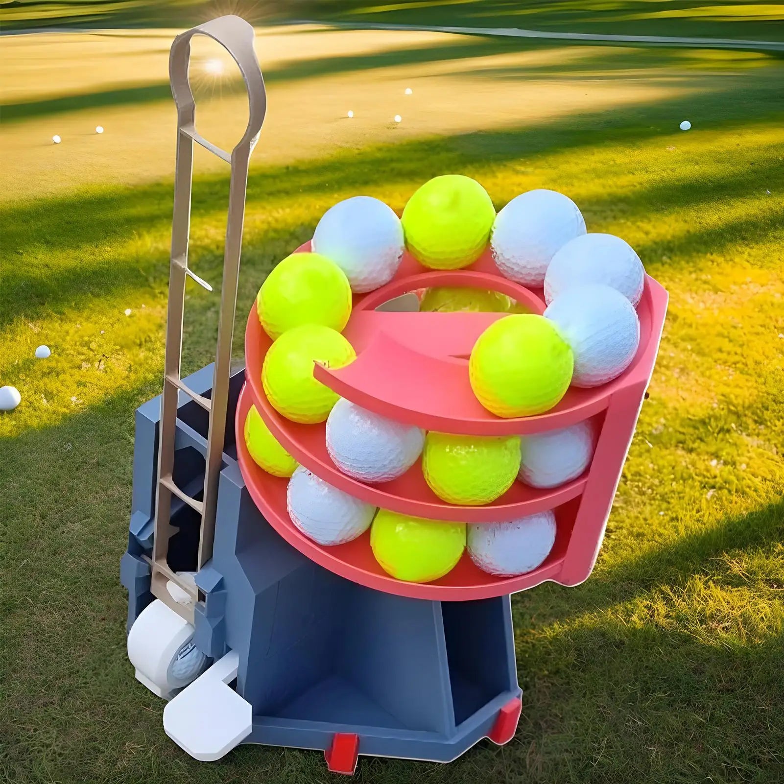 Automatic Golf Ball Tee Up Machine Golf Ball Dispenser Golf Swing Training Launcher Non-powered Golf Simulator For Golf Training