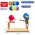 Balloon Bamboo Man Battle Thickened Version Bamboo Man Fencing Puppets Battle Game for 2 Players Whack A Balloon Party Home