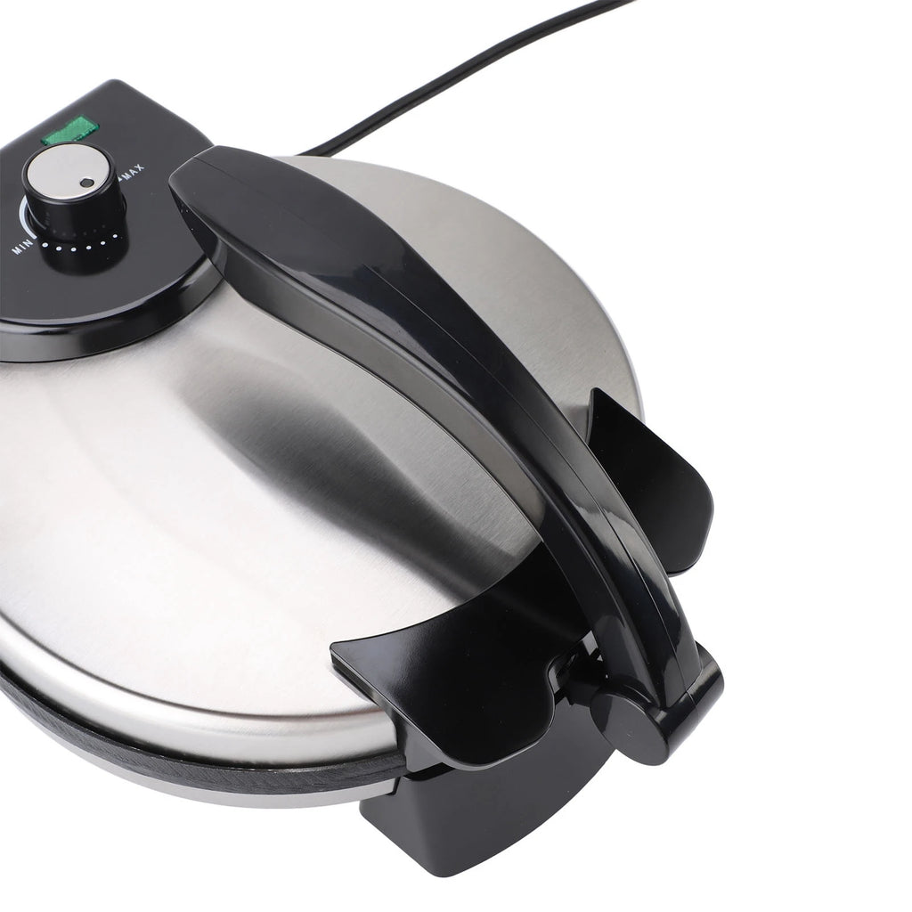 Roti Maker Machine 10in Simple  Easy Cleaning Knob Temperature Control 110V US Plug Electric Crepe Maker for Kitchen Tortilla