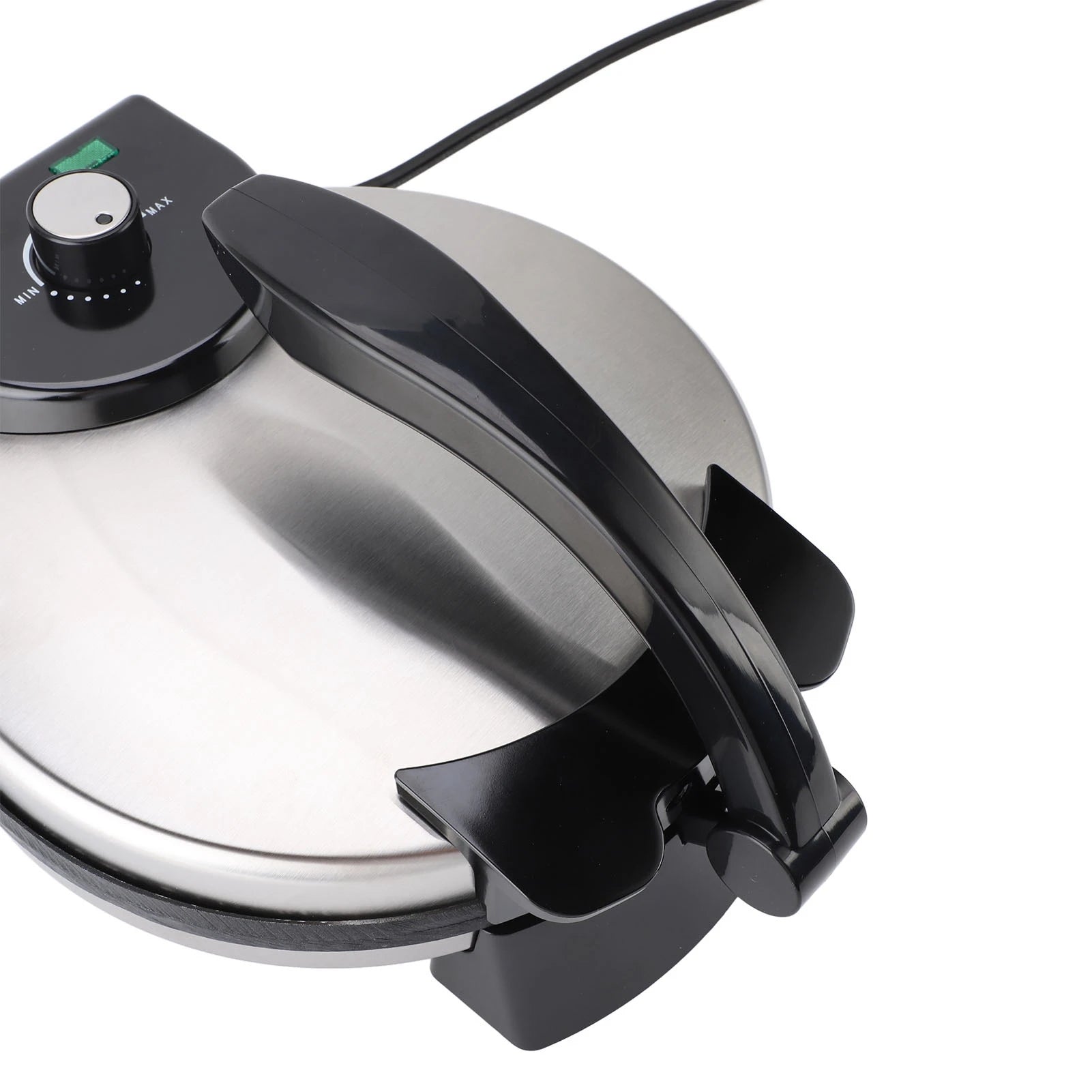 Roti Maker Machine 10in Simple  Easy Cleaning Knob Temperature Control 110V US Plug Electric Crepe Maker for Kitchen Tortilla