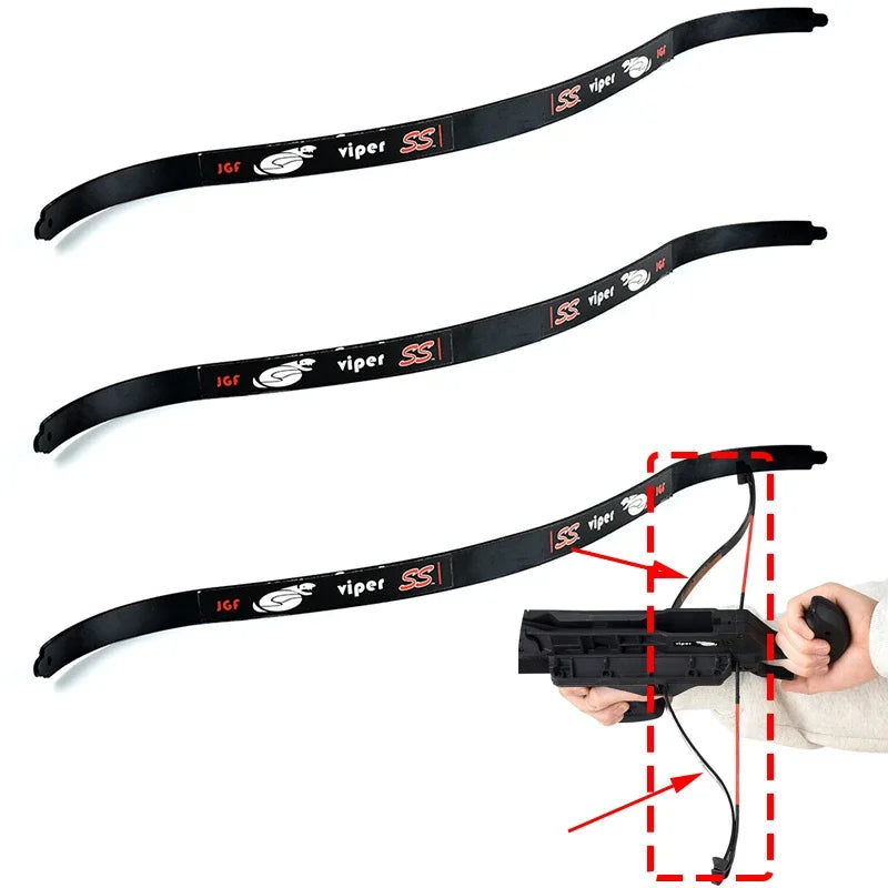 60/80LBS Hunting Cross Crossbow Pound Bow Piece Wood Core Carbon Steel Fishing Bow Outdoor Shooting Supplies Accessories Tool