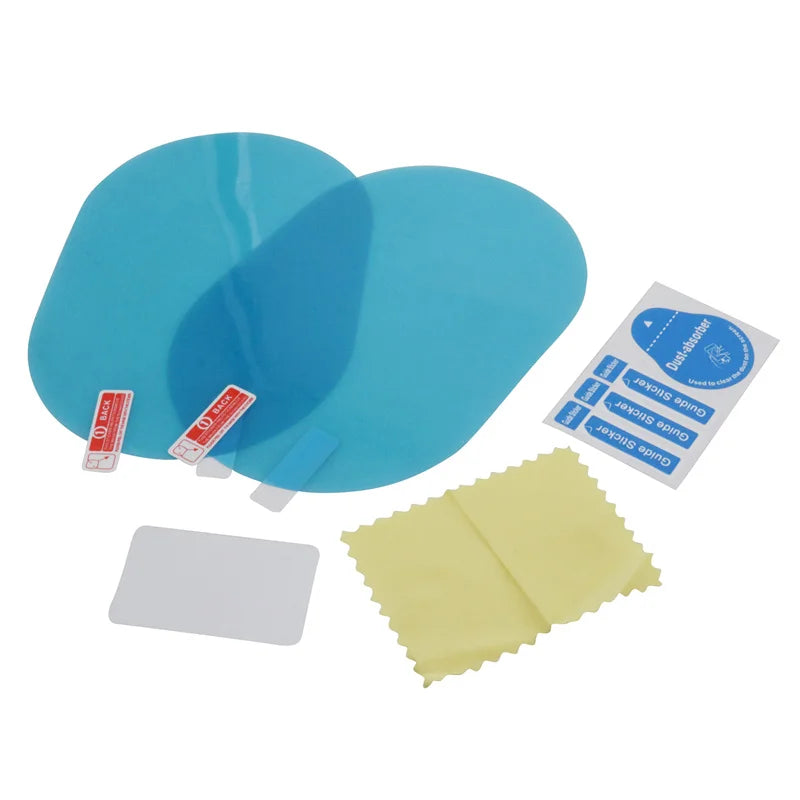 2 Pcs Car Sticker Rainproof Film For Car Rearview Mirror Car Rearview Mirror Rain Film Clear Sight In Rainy Days Car Film