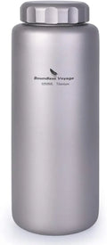 1050ml Titanium Water Bottle, Leak-Proof Wide Mouth for Outdoor Sports Hiking Camping