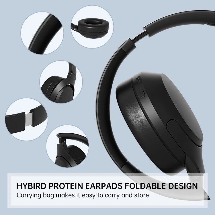 BH23 Hot Selling Brand Bluetooth Wireless Headphones Noise Cancelling Headset ANC Earphone Headphone With Microphone