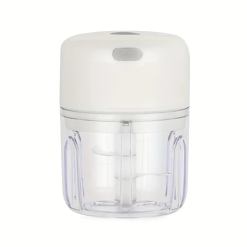 250ml Mini Rechargeable Garlic Chopper Meat Grinder, Durable and Sturdy, Suitable for Crushing Garlic, Chili, Onions, Minced Meat, Nuts and More