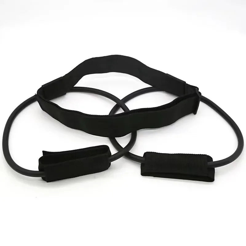Muscle Strength Training Resistance Band Legs Waist Belt Pedal Exercise Body Building Workout Elastic Bands Fitness Equipment