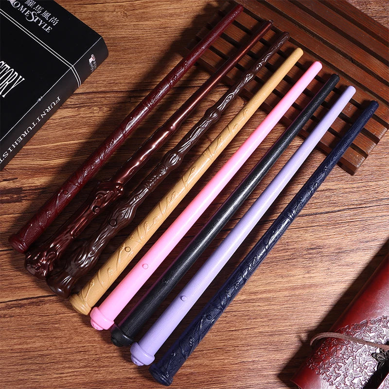 1Pcs Halloween Cosplay Sound Magic Wand with Light, Party Costume Prop Magic Stick for Kids, Great Gift for Children