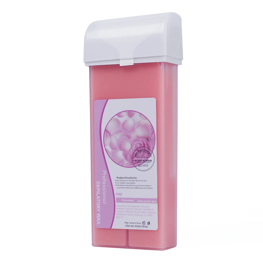 40W Roll On Depilatory Wax Heater Machine Portable Wax Cartridge Hair Removal Cream Heating Device Home Epilator Waxing Warmer