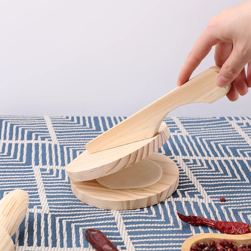 Dumpling Skin Press Tool, Upgraded Version for Home Use, Lazy Person's Skin Press Tool, Novice Manual Skin Presser, Kitchen Gadget, Multifunctional Crusher, Essential Kitchen Item