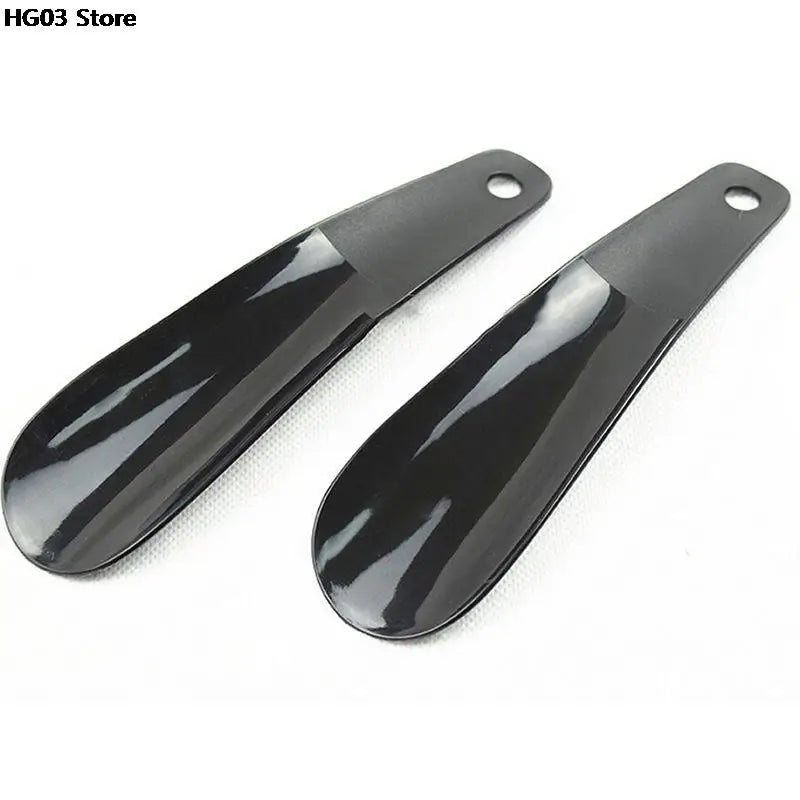 1PCS 16cm Flexible Sturdy Slip Shoe Horns Professional Black Plastick Shoe Horn Spoon Shape Shoehorn Shoe Lifter