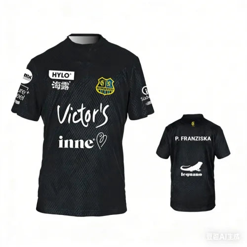 Germany Style 2026 New Arrivals JURA Saarbrucken-TT Home Away 3D Print Jersey Table Tennis T-Shirt Fan Sport Family Kids Tees