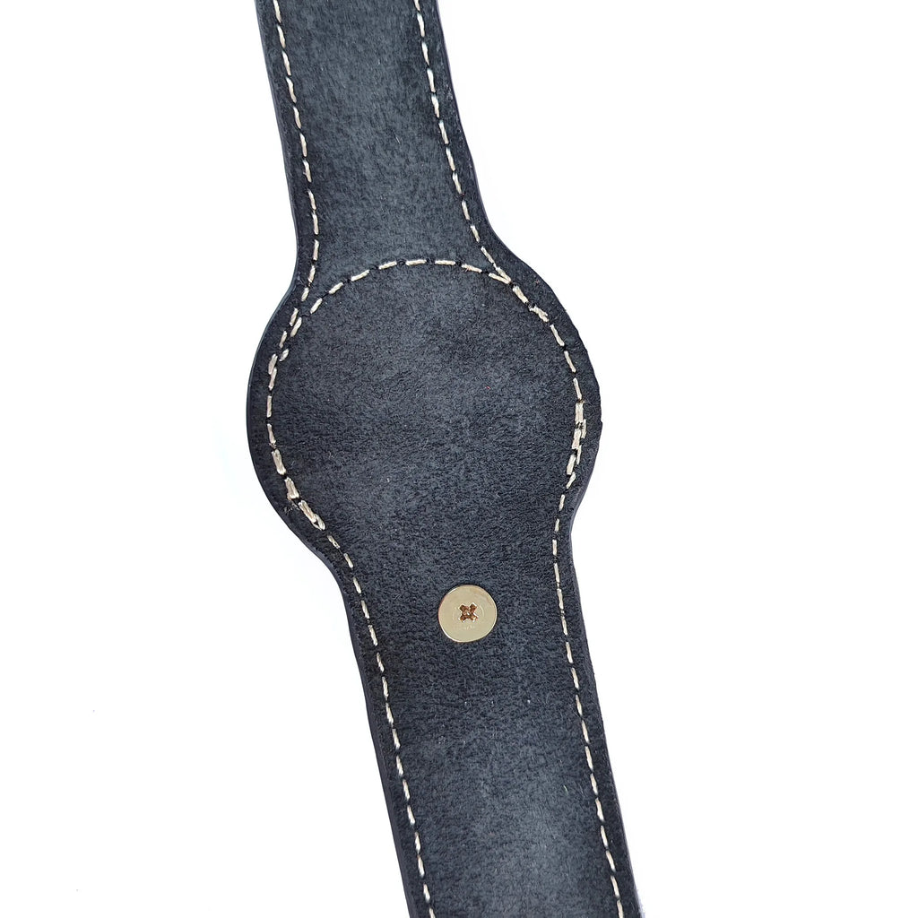 Leather AirTag dog Collar Genuine and Heavy Duty handmade pet collar with Air Tag Holder Lightweight GPS Pet Collars