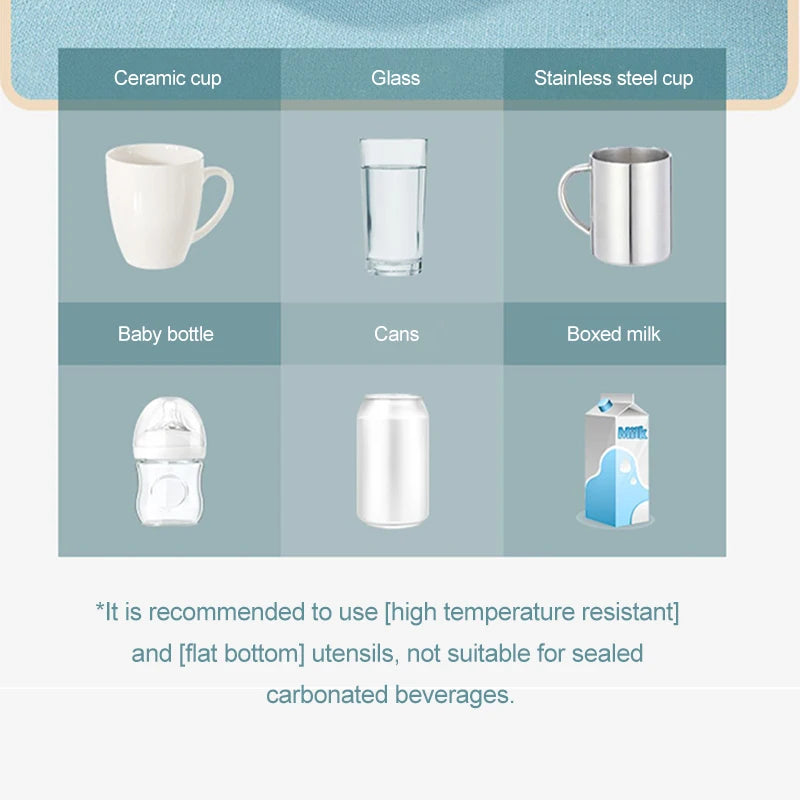 220V Electric Heating Coaster Heater Mug Warmer 55°C For Coffee Milk Tea Heating Pad Thermostatic Mat Kitchen Supplies