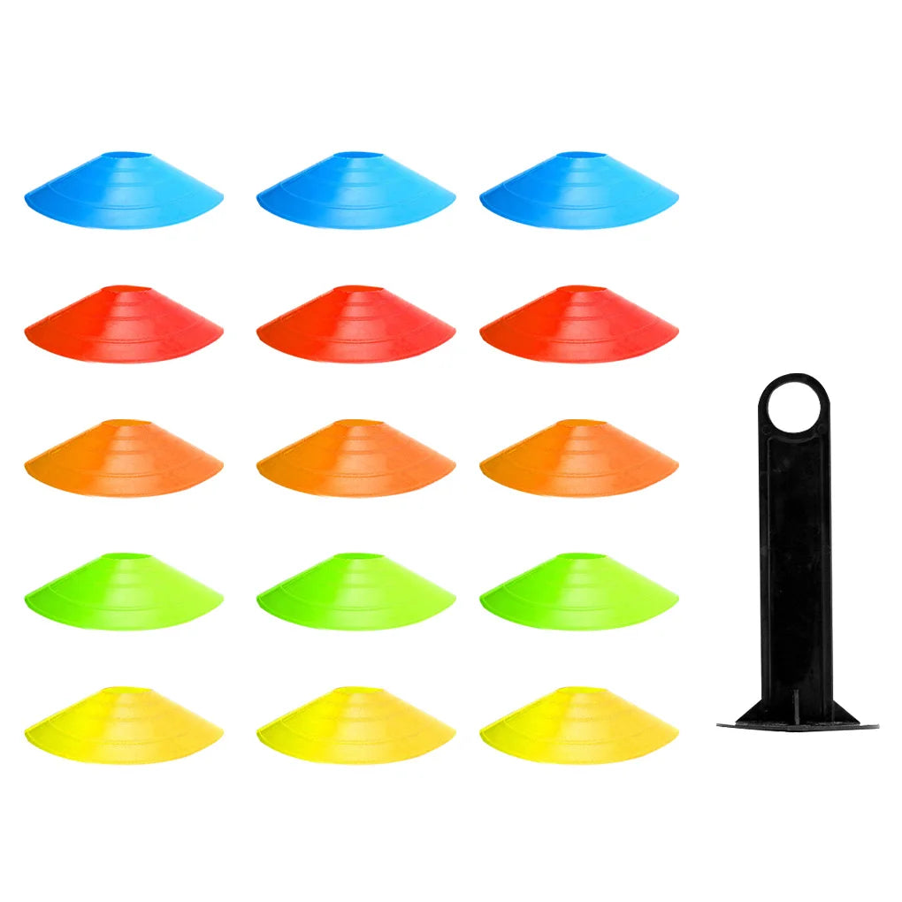 Agility Speed Ladder Nylon Straps Marking Discs Exerciser Resistance Drag Parachutes Sports Running Warm-Up Training Ladder Tool