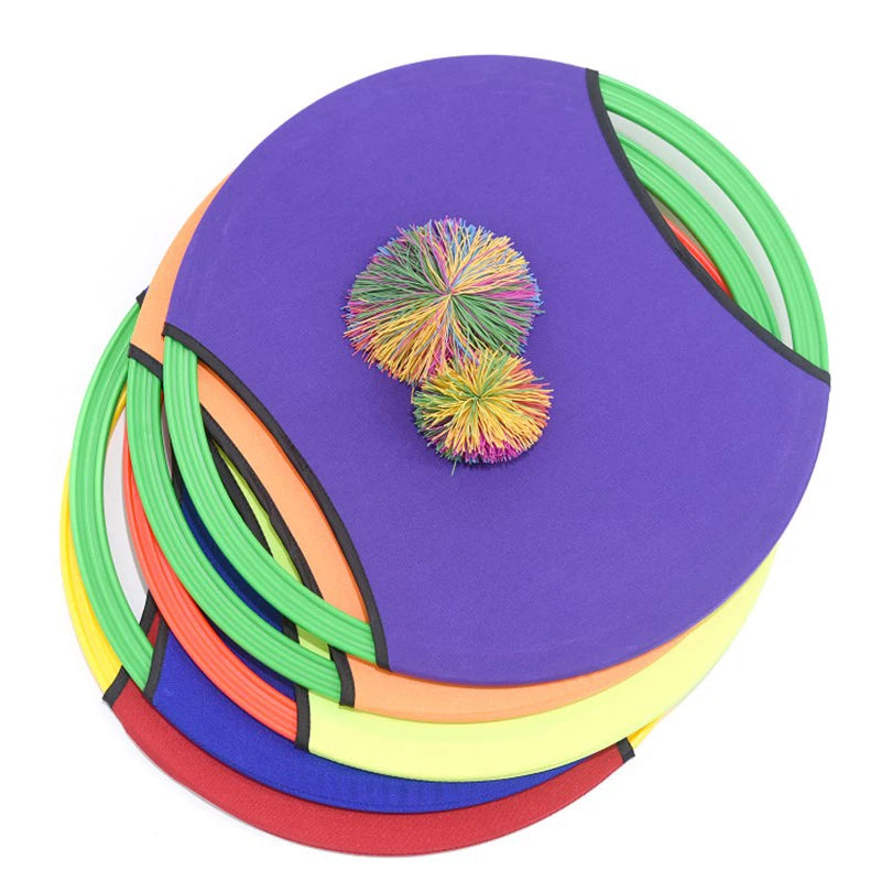 Outdoor Fun Bouncy Paddle Toss And Catch Ball Game Parent Child Interaction Toys Beach Lawn Backyard Sports Party Favors