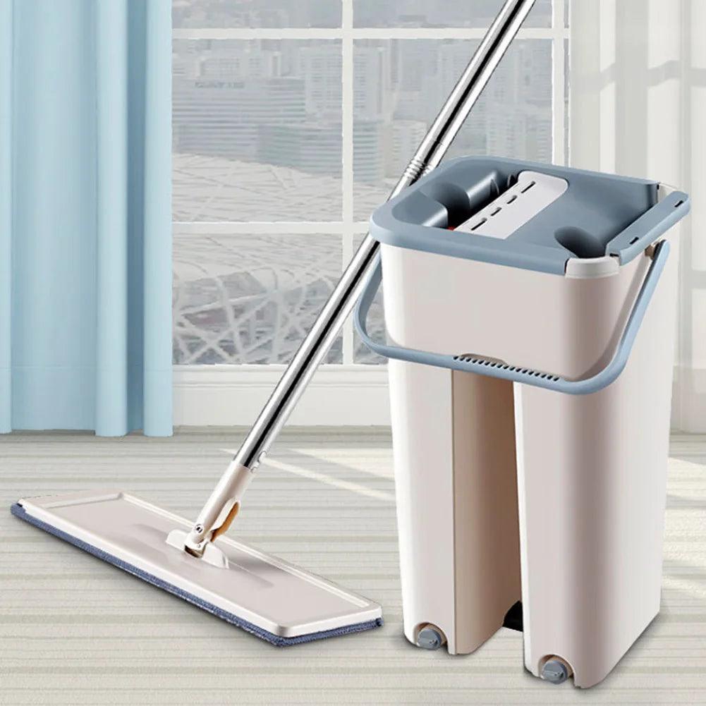 Rotating Head Household Cleaning Cloth Replacement Mop Microfiber Flexible Mop Heads Multi-function Stickable for Home Office