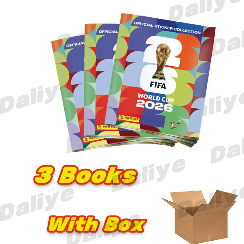 In Stock Football Cards 2026 Panini FIFA World Cup Sticker Pack Panini Soccer Card Panini Cards Soccer Set Collection Gift