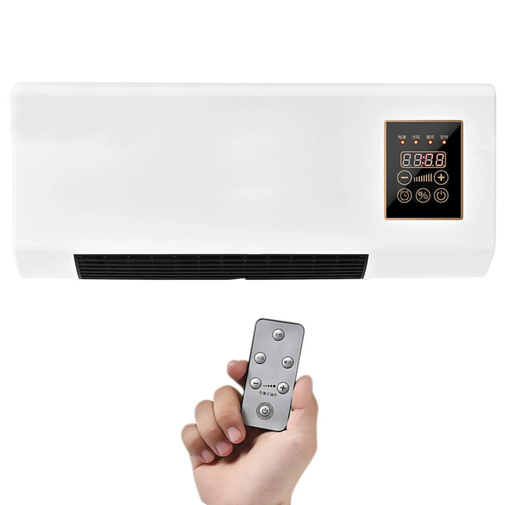 Mini Wall  Conditioner Fast Cooling and Heating  Conditioner 8H Intelligent Timing with Remote Control for Living Room