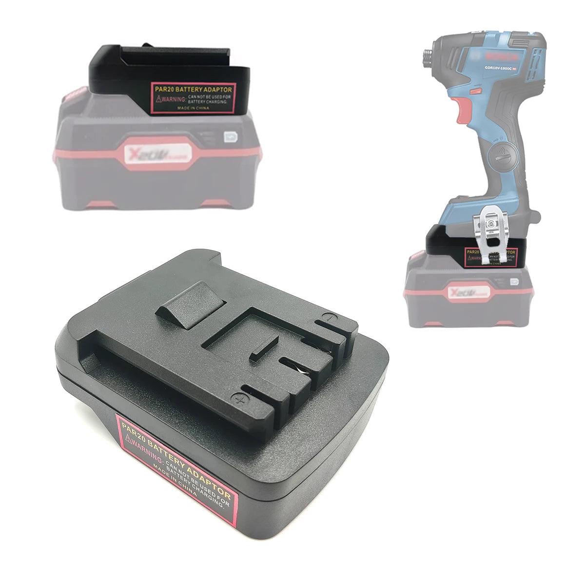 Battery Adapter Converter for Parkside 20V Lithium Batteries Compatible with For Bosch BAT Series 18V Lithium Battery Power Tool