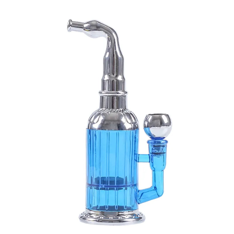Newest Water Smoking Pipe Portable Circulation Cigarette Holder Shisha Hookah Cigarette Bottle Best Smoking Gift for Men Women