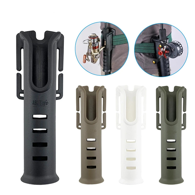 Portable Belt Rod Holder Fishing Gear Accessory Adjustable Waist Fishing Rod Insertion Device Fishing Accessories Tools Outdoor