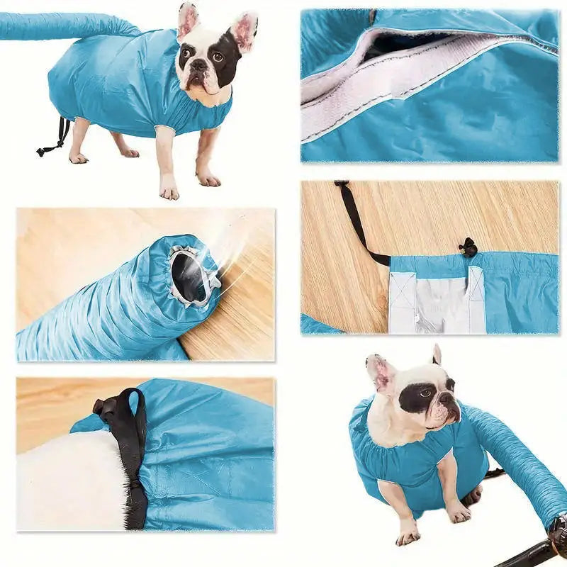 Portable Pet Drying Bag Folding Dog Hair Dryer Box Blow Bag Pet Grooming Dry Bag Dog Blowing Cat Bathing Pet Hair Drying Clothes