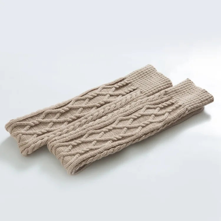 Winter Women Knee Socks Ladies Thigh High Stockings Girls Warm Sexy House Floor Long Stocking Knitting Wool Over Knee Stocking