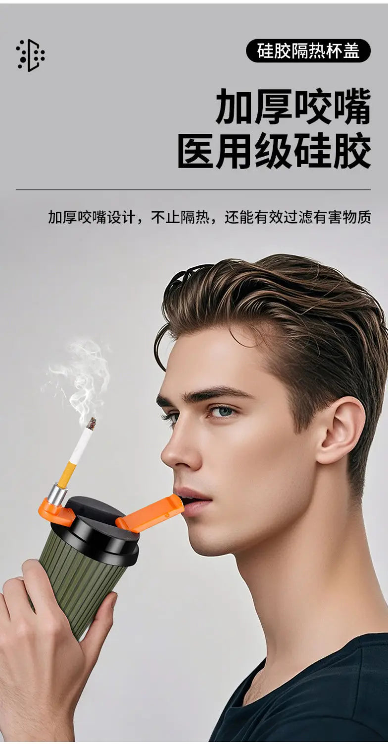 New Portable Coarse, Medium and Fine Four-purpose Filter, Washable Cigarette Cup and Pipe Holder