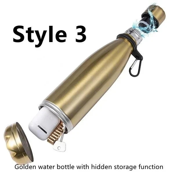 Diversion Water Bottle Shape Surprise Secret 710ML Hidden Security Container Stash Safe Box Plastic Stash Jars Safe Org