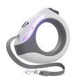 3M Dog Leash Flashlight LED Streamer Roulette Automatic Retractable Nylon Rope for Cat Puppy Walking Running Lead Extension