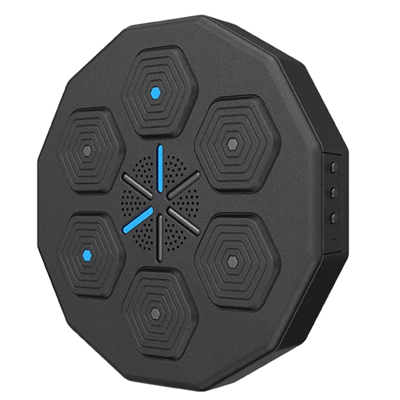 Qcvv-Electronic Music Boxing Pad,Wall Mounted Boxing Machine