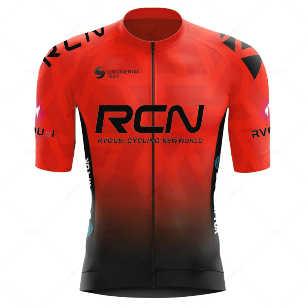 2026 Rvouei Team Cycling Jersey Set Summer Breathable Road Bicycle Suit Riding Uniform Bike MTB Clothing New Sports Cycling Kits