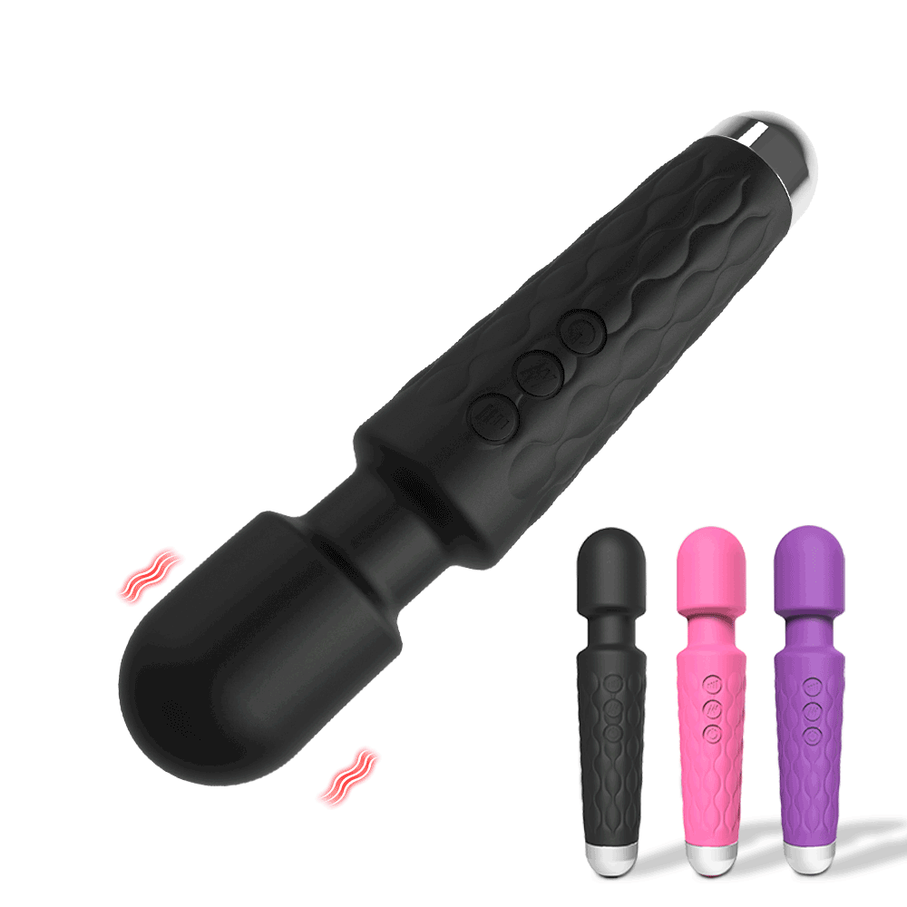 AV Magic Wand Vibrator for Woman 28 Powerful Vibrating Modes Clitoral Stimulator Flexible Silicone Body Massager Adult Sex Toys