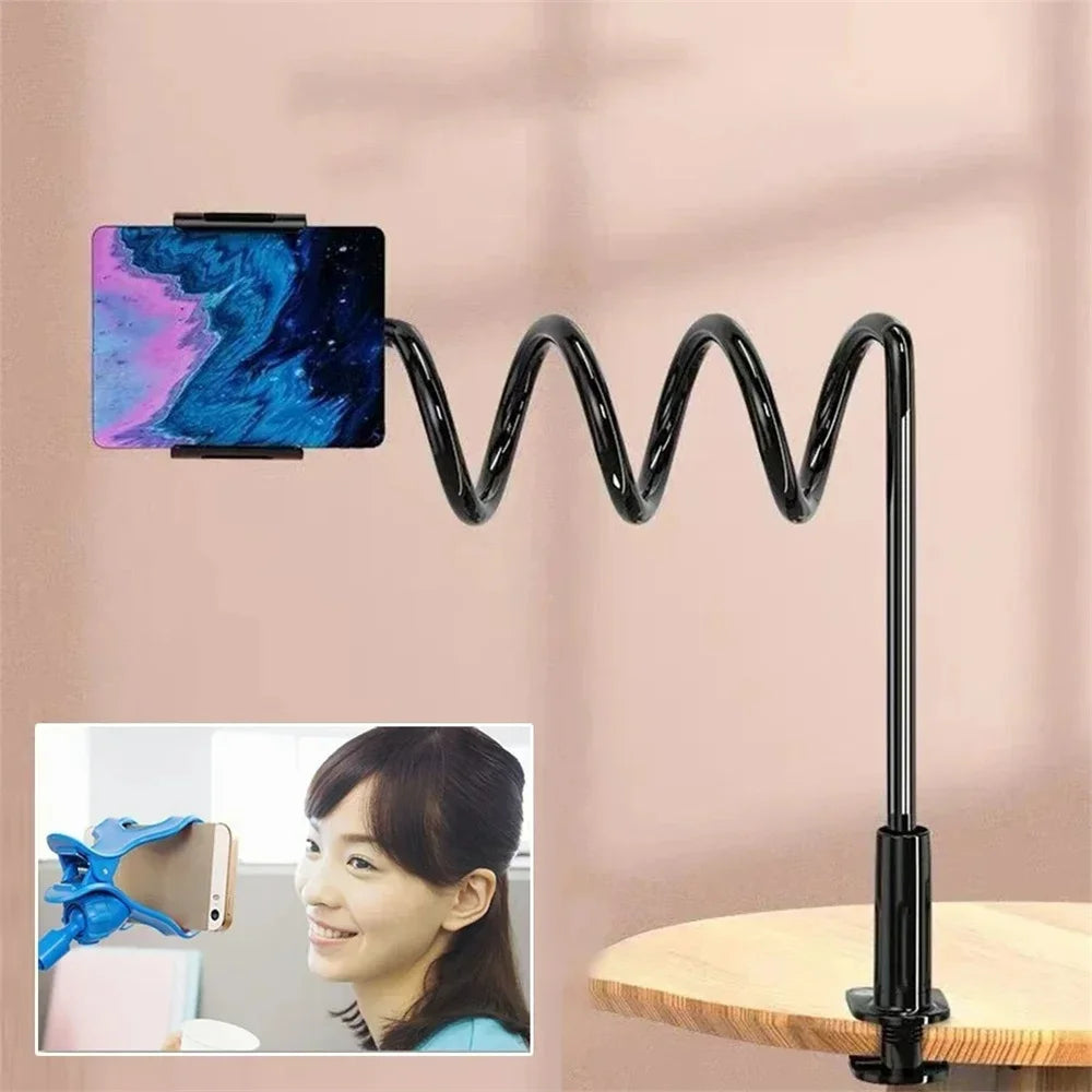 Universal 360° Adjustable Mobile Phone Holder Flexible Clip Stand Smartphone Holder Lazy Holder Bed Desktop Bracket Mount Stand