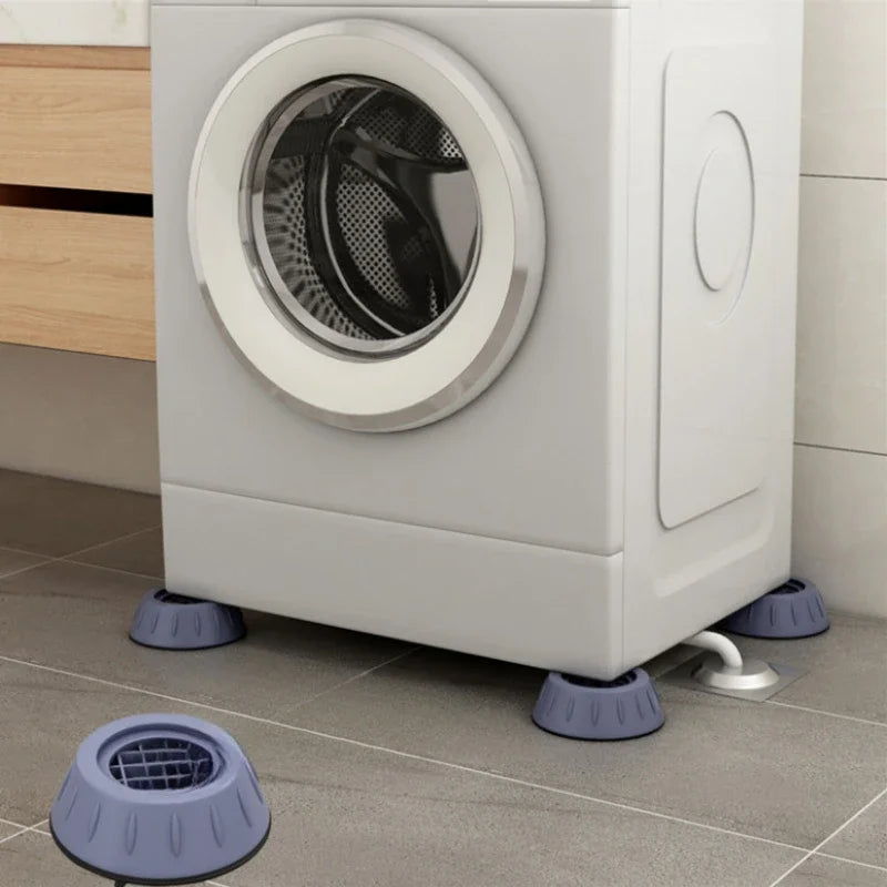 4Pcs Anti Vibration Feet Pads Waterproof Legs Slipstop Silent Skid Raiser Mat Washing Machine Support Dampers Stand Furniture