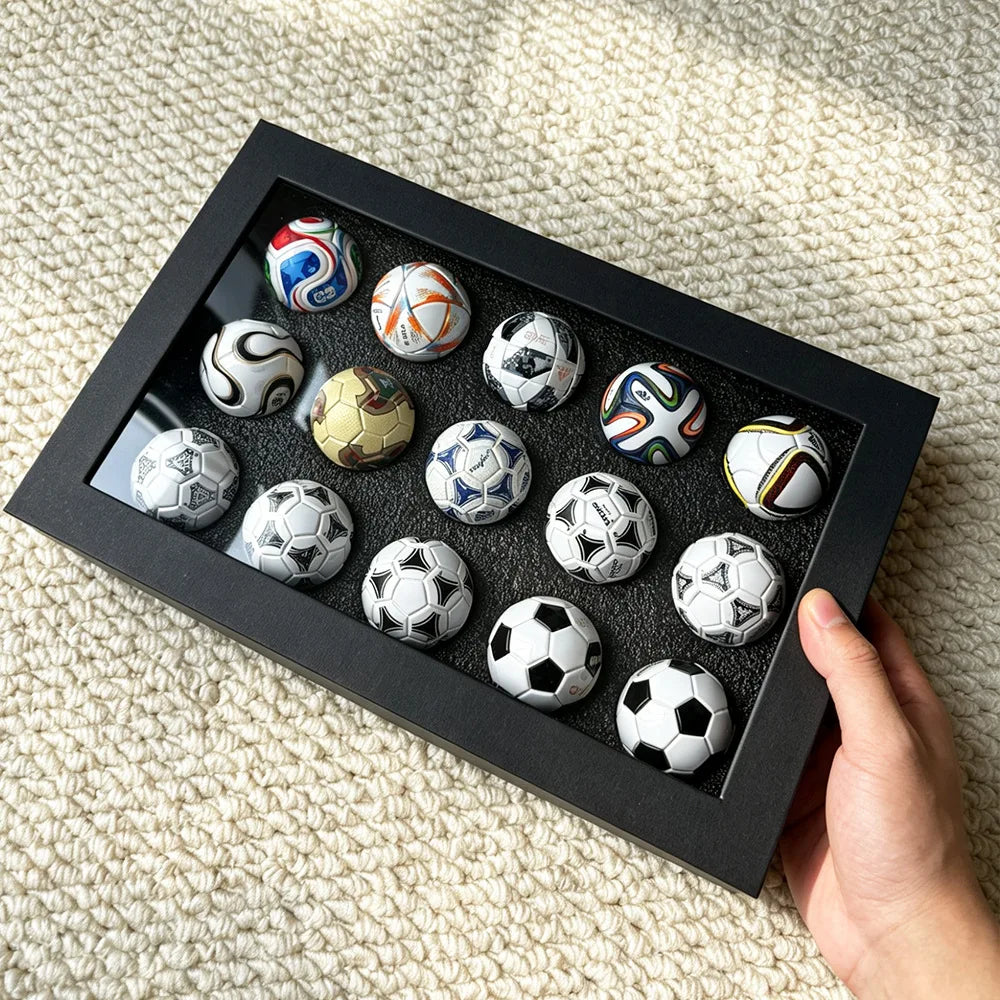 2026 FIFA Mini Soccer Ball Set 15PCS 3.8cm Football Collectible Models World Cup Fan Souvenir Gift Sports Memorabilia Collection
