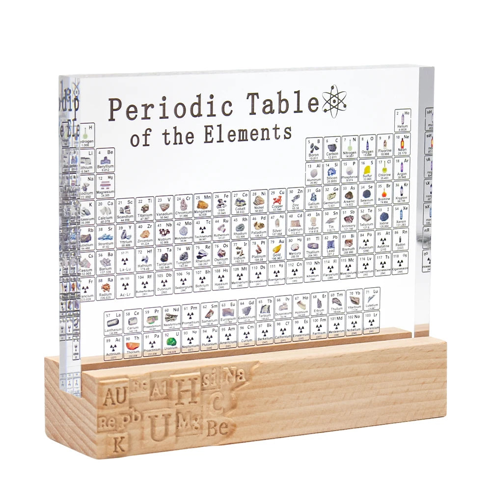 Periodic Table Ornament Learning Tool Display Teaching Props Student Gifts Desktop Decorations