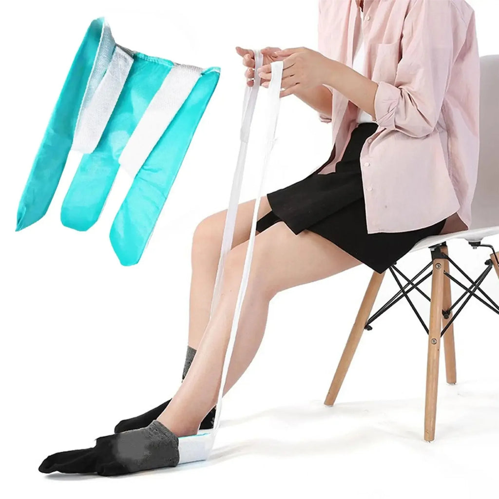 Three-Finger Lazy Sock Aid for Disabled, Pregnant Women, and Elderly – Easy Wear Assistive Device