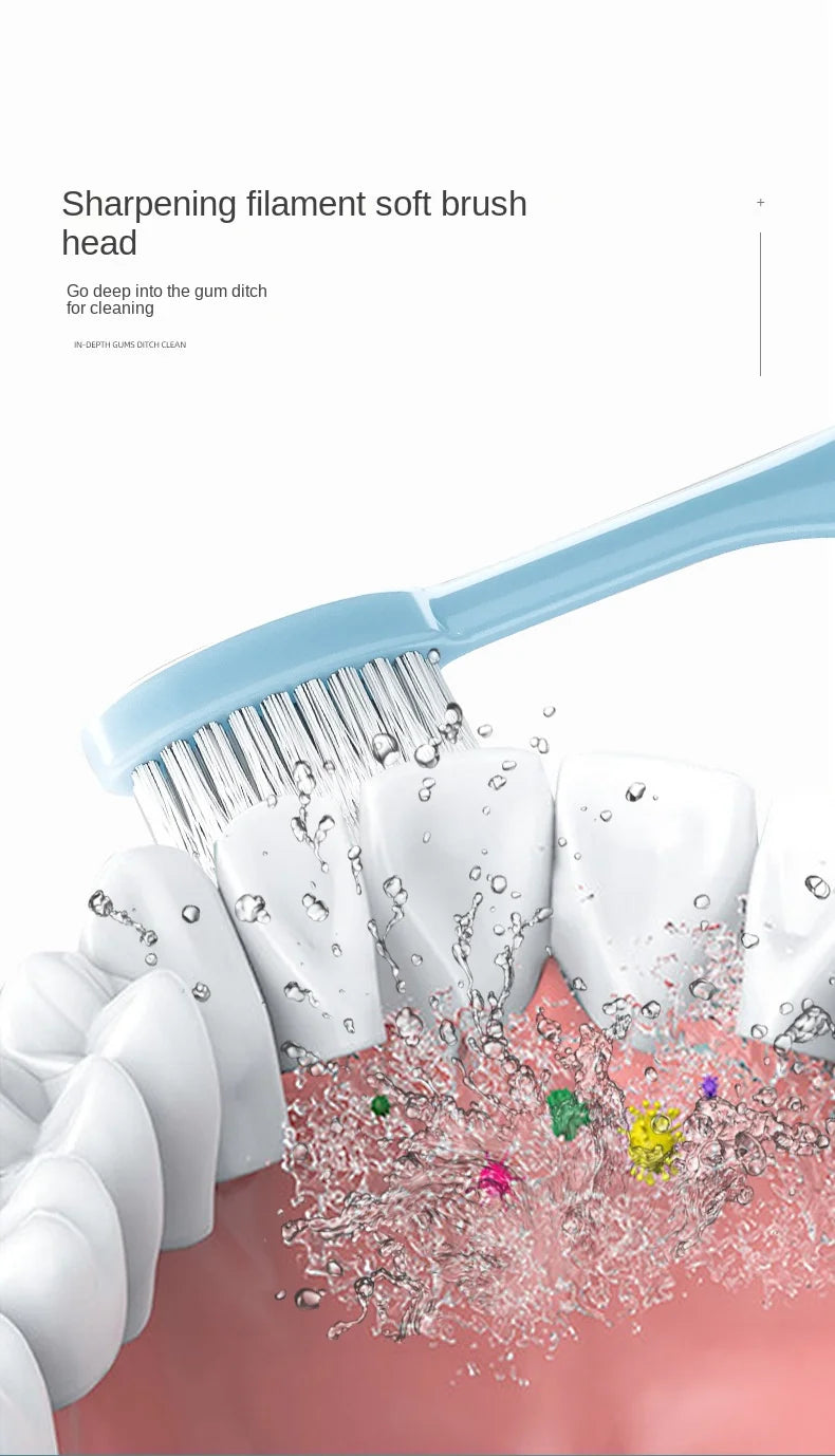 1PC Portable Folding Toothbrush Travel Toothbrush Set Creative Tooth Clean Tools Can Hold Toothpaste